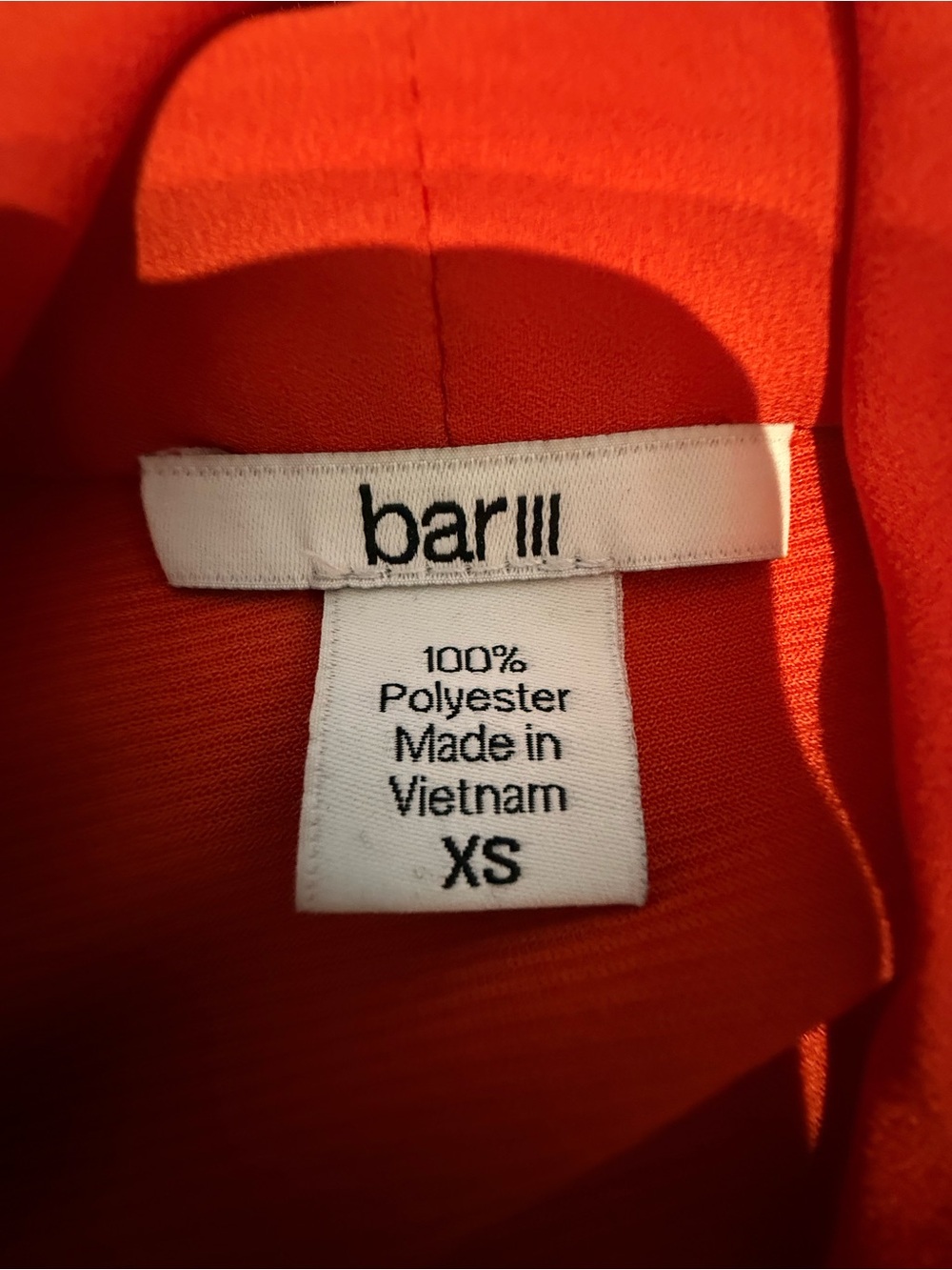 Bar III Red Sleeveless Wrap Tie Waist Mini Dress XS Bright Red Career Cocktail - Picture 10 of 10